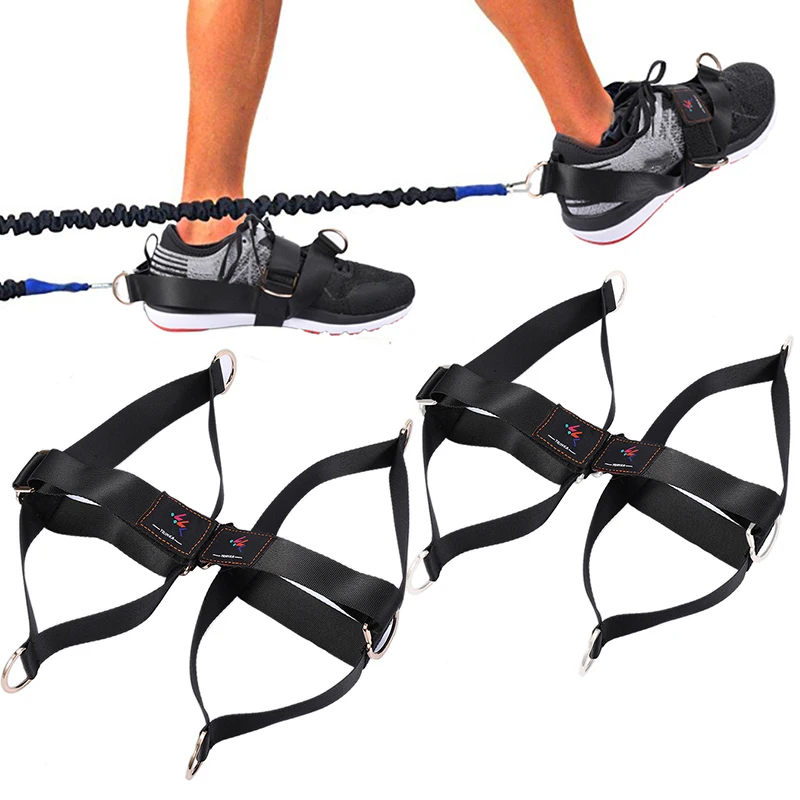 

4 Ring Foot Strap Fitness Glute Kickback Ankle Strap Multi Gym Butt Shaping