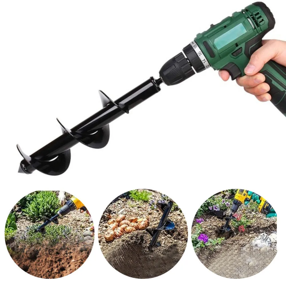 1pc Garden Grass Plug Plant Flower Bulb Auger Rapid Planter Post or Umbrella Hole Digger for Hex