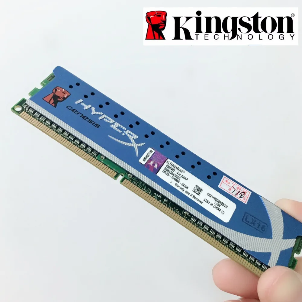 كينغستون HyperX PC ذاكرة عشوائية Ram ميموريال وحدة الكمبيوتر سطح المكتب 2 GB 4 GB DDR3 PC3 10600 12800 1333 MHZ 1600 MHZ 2G 4G 1333 1600 MHZ