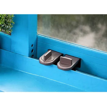 

2PCS Baby Safety Locks Kids Toddler Children Sliding Door Window Restrictor Stoppers Safety Locks Security Protection Lock