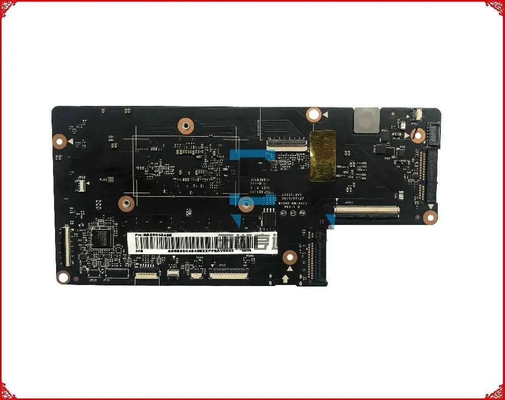 Высококачественная материнская плата MB 5B20K48435 для Lenovo YOGA 900 13ISK BYG40 NM A411 SR2EZ I7 6500U 8GB