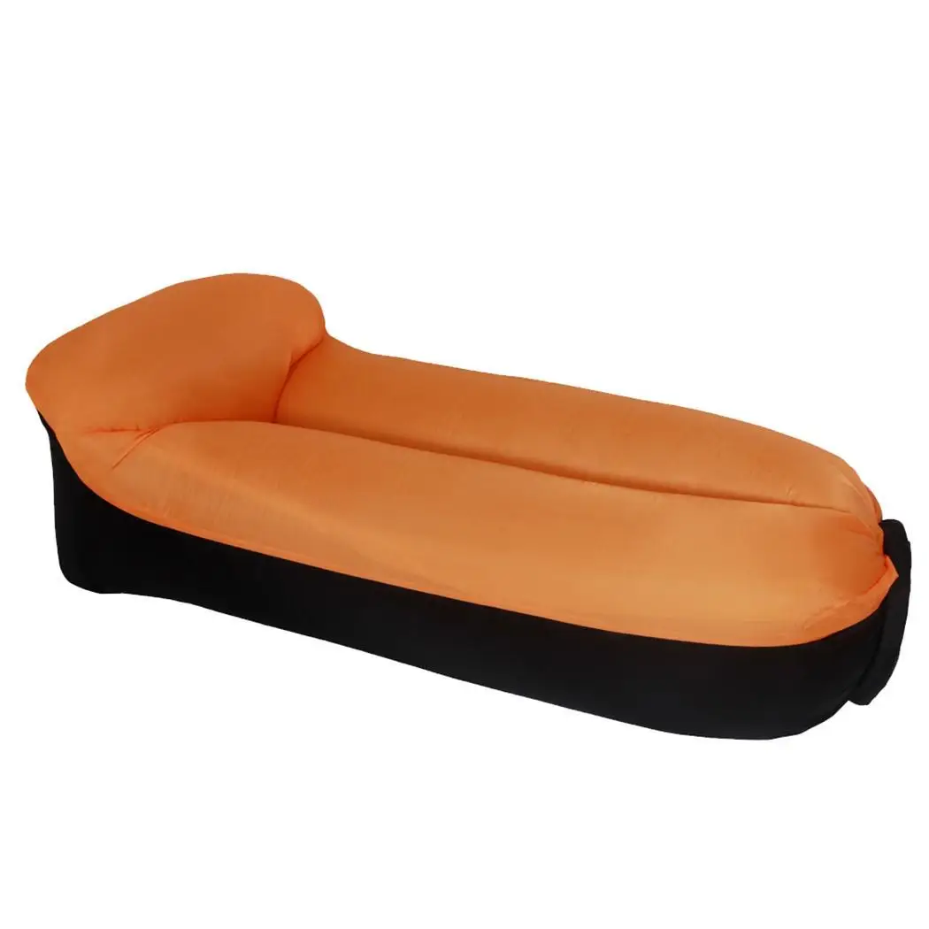 Открытый портативный надувной диван подушка плоский фиолетовый, розовый, оранжевый, зеленый, синий надувной 640 г/фунтов кровать