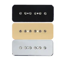 FLEOR 1 Uds Vintage Alnico 5 Soapbar P 90 P90 guitarra Pickup cuello o puente Pickup guitarra accesorios, Plata/Negro/crema elegir