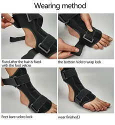 Ортопедические постуральный корректор лодыжки Поддержка подошвенный фасциит Tendonitis шина коррекция осанки боли ног