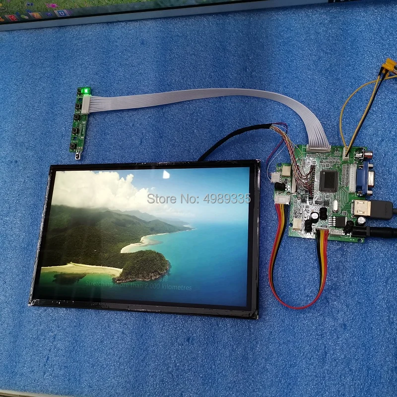 Монитор игровой для автомобиля 10 1 дюйма HDMI VGA AV|Мониторы| |