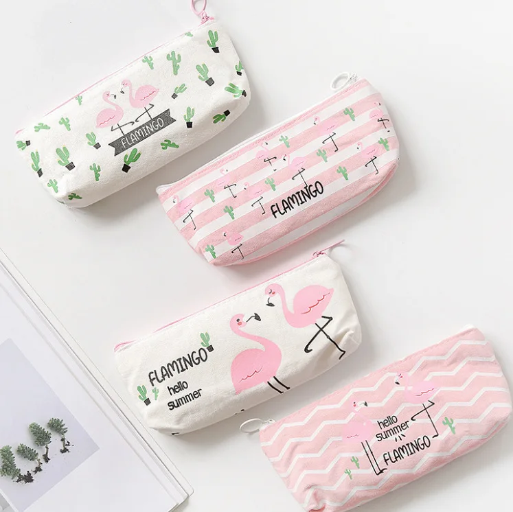 Gato Kawaii Lona Escola Caixa de Lápis Caneta Bolsa de Lona Penal para Meninos das Meninas Bonito Grande Caixa de Papelaria Pencilcase Penalidades Bts Ferramenta 2 Kawaii gato lona escola lápis caso lona