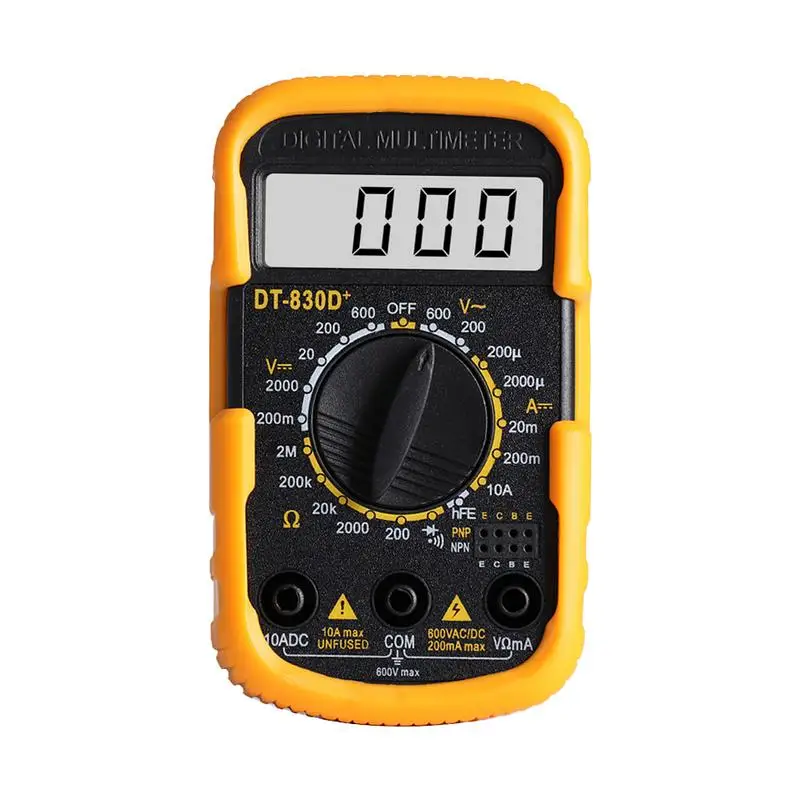 DT830D мини карманный цифровой мультиметр 1999 отсчетов переменный/постоянный ток