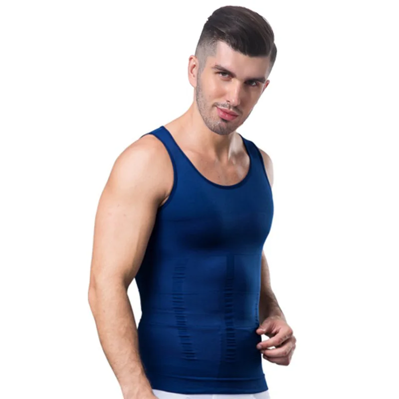

Men's Tights Quick-Drying Breathable Running Exercise Vest High Elasticity Sports Workout Clothes Vest Simple Sleeveless T shirt