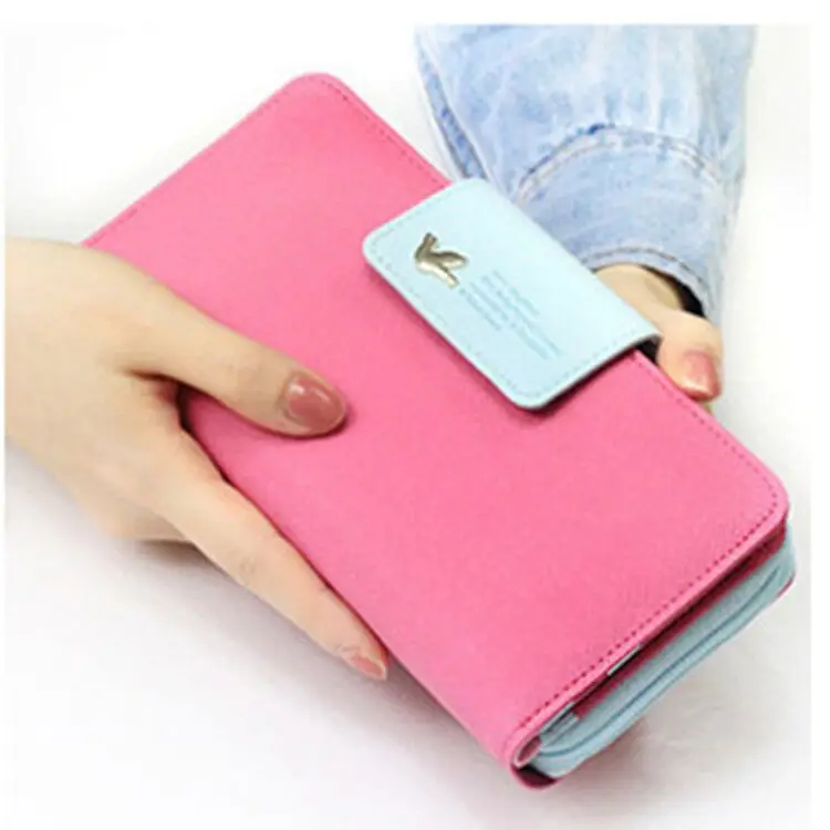 

Multi-function PU Leather Women Wallet Bags Phone Pouch For Universal Smartphones Various Card Money Slots Flip Cover Phone Bags