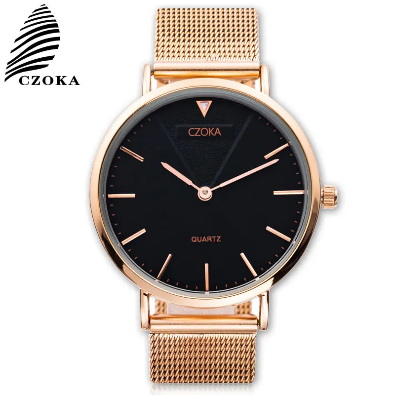 

CZOKA Quartz Watch Women Stainless Steel Bracelet High Quality Casual Wrist Watch for Woman Wrist Watch Women Clock