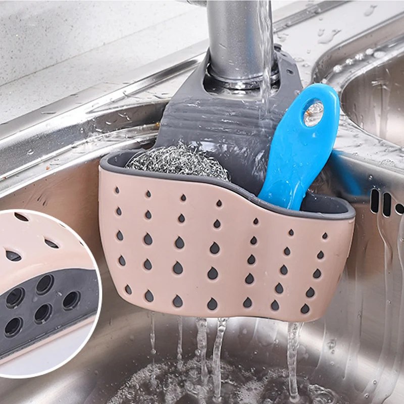 Kitchen Sink Shelf Soap Sponge Drain Rack Bathroom Faucet Caddy Sink Sponge Holder Storage Basket Kitchen Organizer Kitchen Sink Shelf Soap Sponge Drain Rack Bathroom Faucet Caddy Sink Sponge Holder Storage Basket Kitchen Organizer