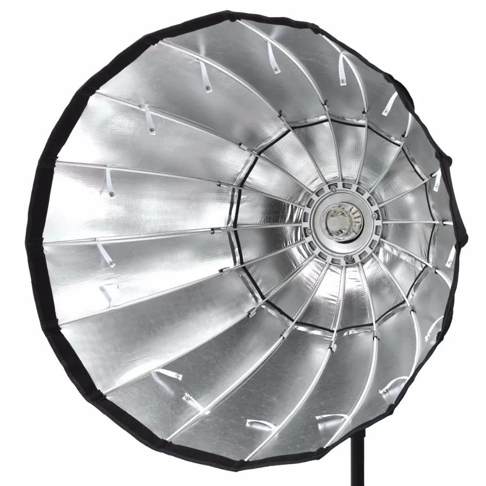  Godox P90H 90CM Deep Parabolic Bowens Mount Portable Softbox + P90 Grid for Studio Flash Photo Stud