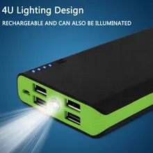 LEORY DIY, 5 В, двойной USB, 6*18650, внешний аккумулятор, чехол, зарядное устройство для мобильного телефона, корпус с 4U, светодиодный светильник для Iphone, samsung