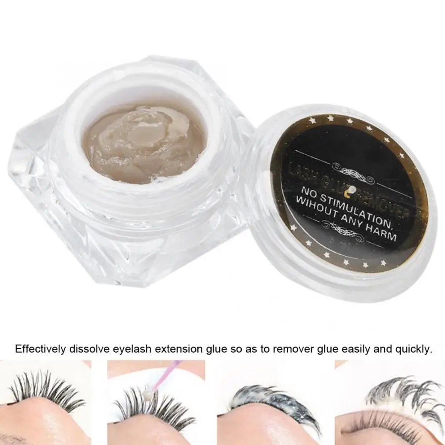 

Professional Eyelash Glue Remover Clean Anti-irritation Grafting Eyelash Extension Glue Remover Adhesive Gel Removing Cream