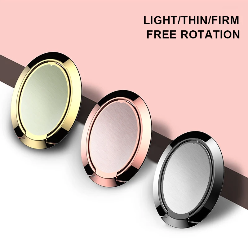 

360 Degree Rotation Phone Ring Stand socket For Mobile Phones Grip Round Finger Ring Holder Anel Celular Handyhalterung Auto