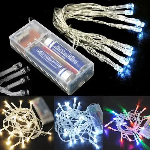 1/2/3/4/5/10m Indoor Outdoor Xmas Decor Battery Operated LED String Fairy Light | Лампы и освещение