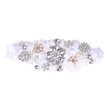 Ремешок для свадебного платья Элегантный жемчуг горный хрусталь Декор ремешок для свадебного платья Лента для невесты Женская Свадебная вечеринка