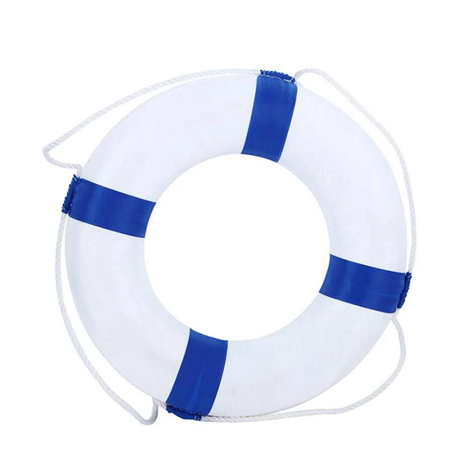 

Solid Foam Lifebuoy Double Thickening Rescue Swimming Lifesaving Ring Floating Lifesaving Swimming Lifebuoy Watersport Accessary