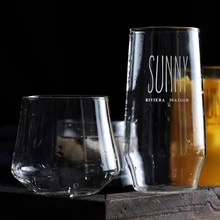 Термостойкое Вино Пиво Виски для виски, коктейлей прозрачная стеклянная чашка сок большой емкости молочный бар бокал для шампанского es verre