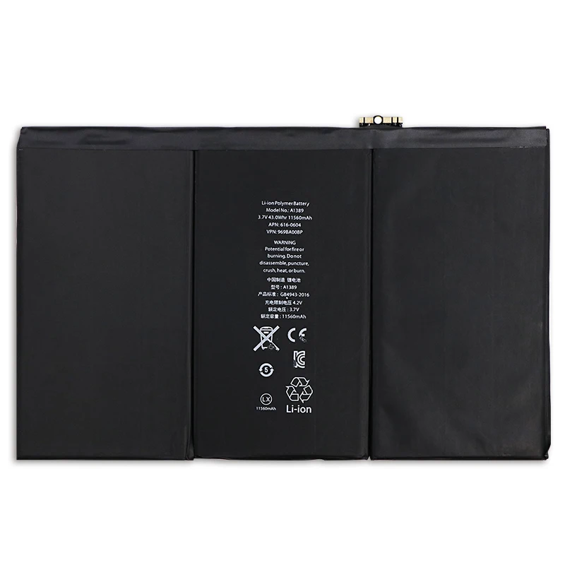 Аккумулятор для планшета DyGod 11560 мАч iPad 3/4 rd A1403 A1416 A1430 A1433 A1459 A1460 A1389 Сменный