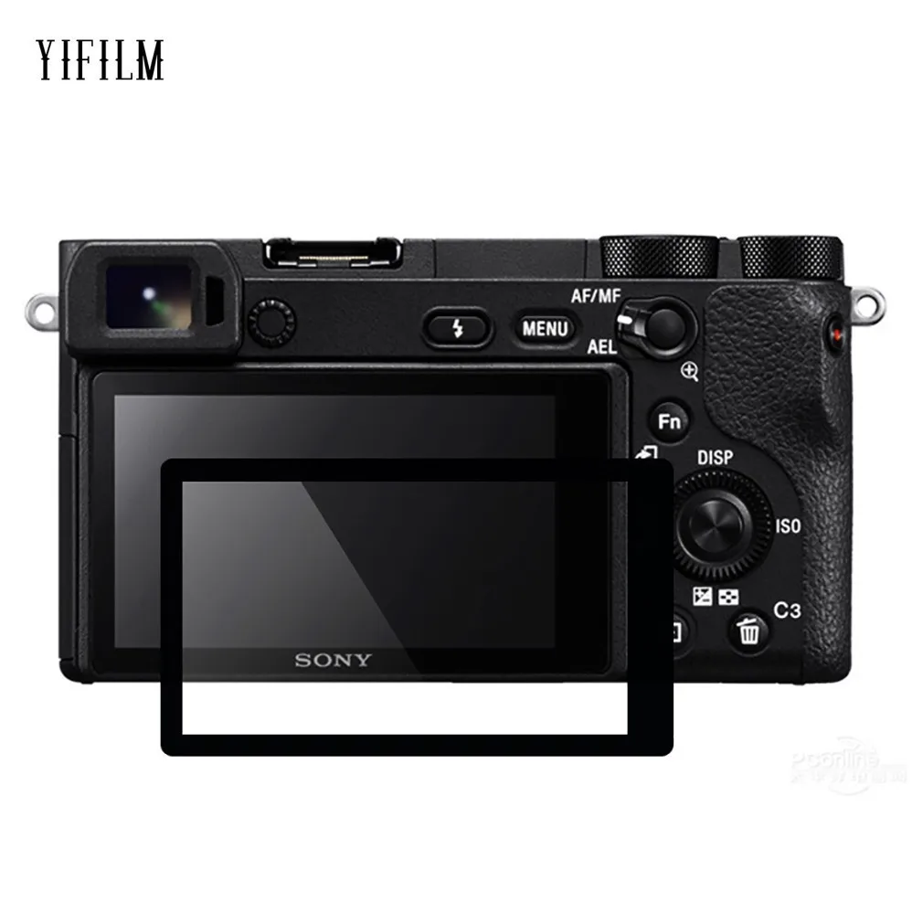 

0.3mm 2.5D 9H Full Coverage Black Tempered Glass Screen Protector for Sony Alpha a5100 Digital Camera LCD Film