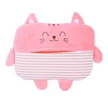 1 шт. Автомобильный держатель для салфеток с мультяшным животным рисунком, бумажная салфетка, сумка на шнурке, держатель для салфеток, органайзер для хранения