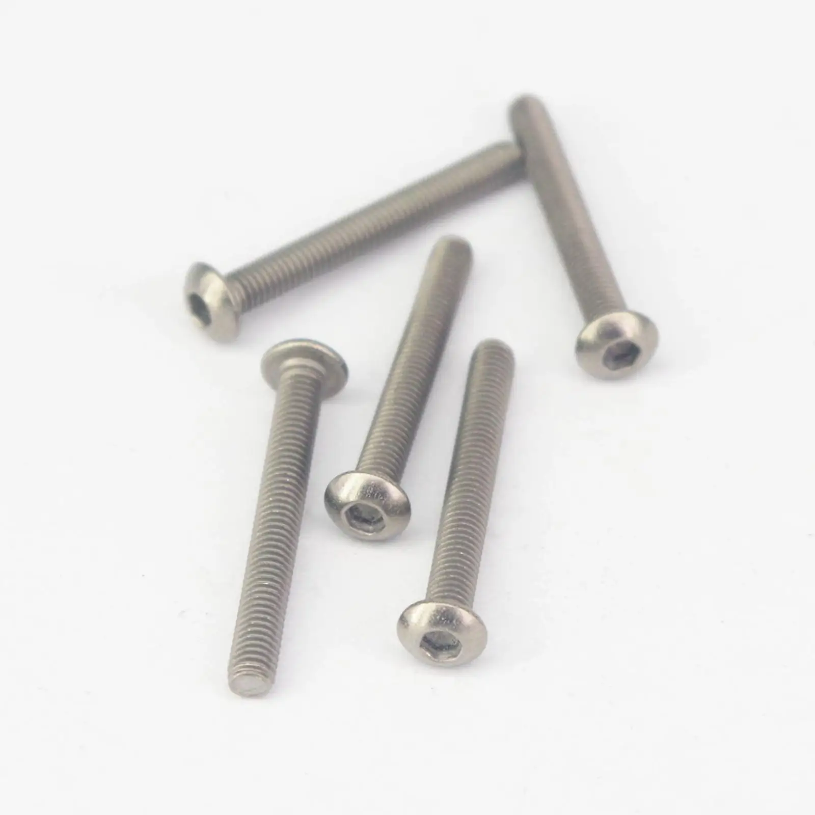 LOT20 M3 x 25mm GR2 Titanium Hex Socket Dome Cap Screw Bolt Anti Acid Corrosionin Screws from