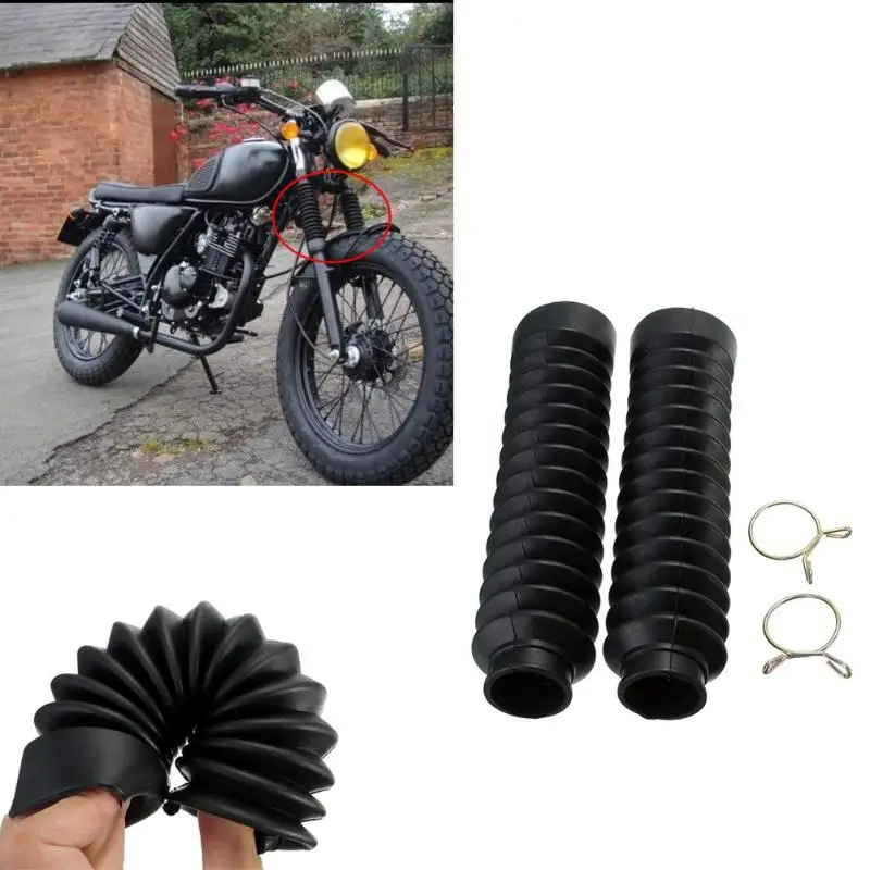 

2Pcs Motorcycle Front Fork Cover Gaiters Gators Boot Shock Protector Dust Guard for Off Road Pit Dirt Bike Motocross Bicycle New