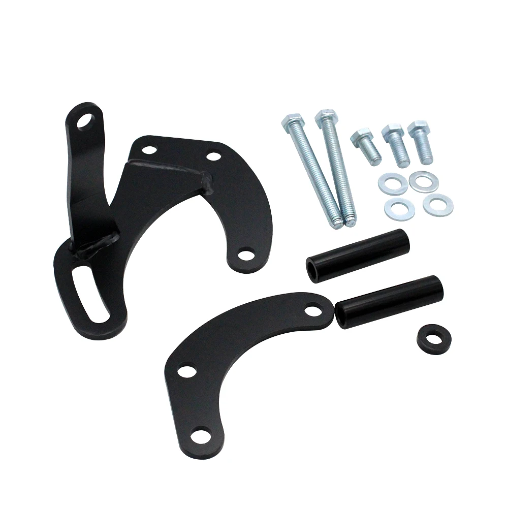 

SBC Black SWP Power Steering Pump Bracket Fits for Saginaw GM A Can SB Chevy 327 350 Auto Accessories