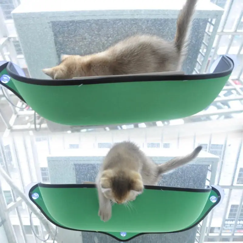  Hot Sale Cat Hammock Bed Mount Window Pod Lounger Suction Cups Warm Bed For Pet Cat Rest House Soft