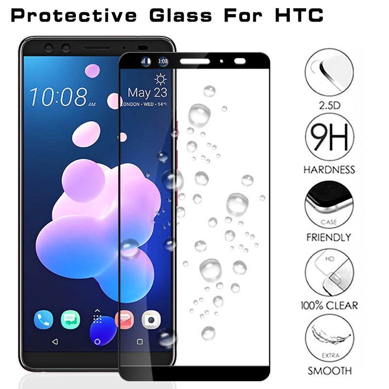 Защитное стекло U11 для HTC U12 Plus Защита экрана U 11 12 Life закаленное пленка|Защитные