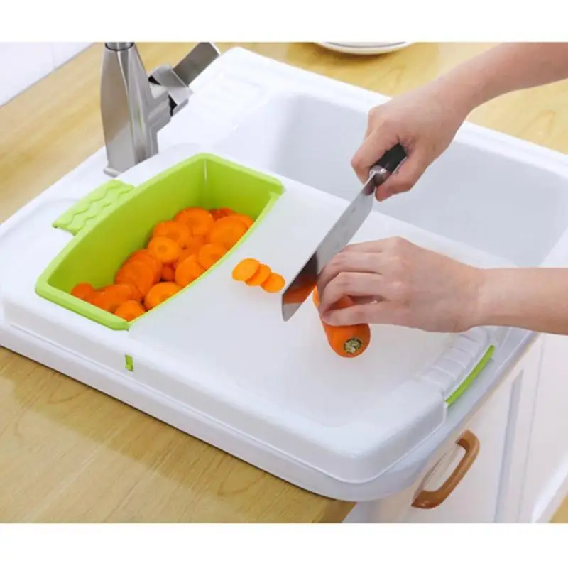 

Multifunctional Kitchen Chopping Block Antibacterial Cutting Board Meat Vegetable Fruit Kitchen Gadgets Sinks Drain Dropshipping