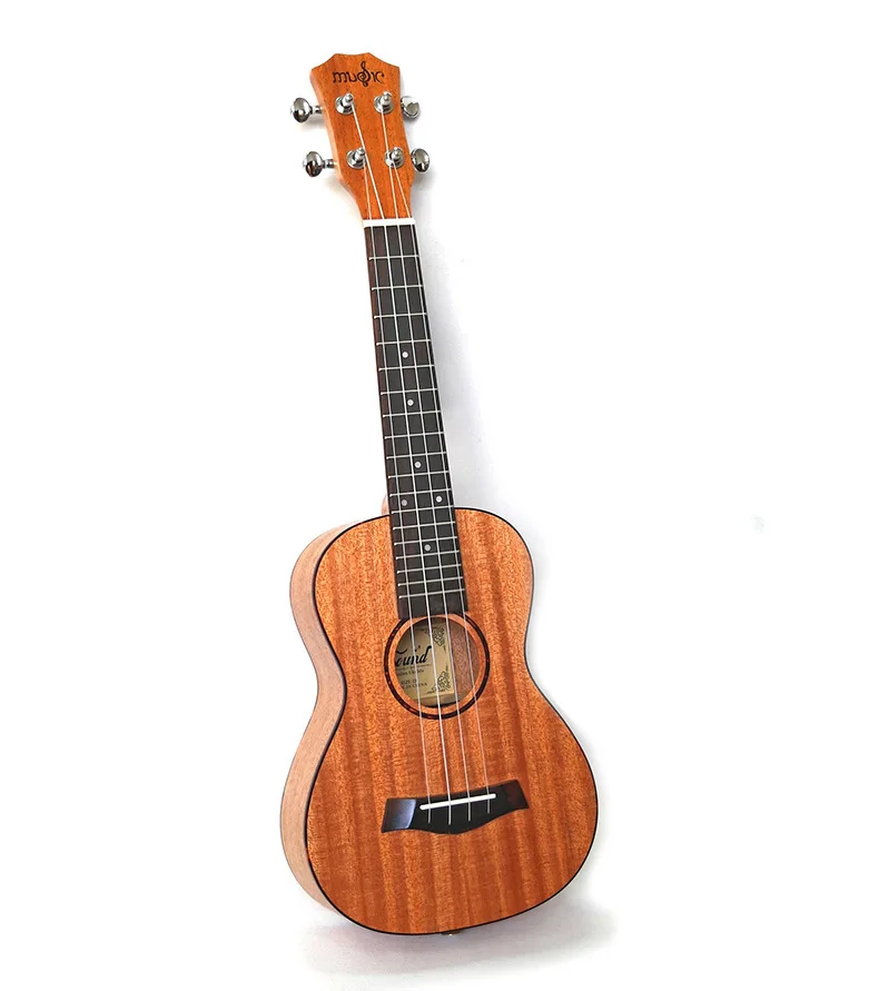 

26 Inch Ukulele Small Guitar Hawaii Four Stringed Instrument Peach Blossom Core Core Veneer