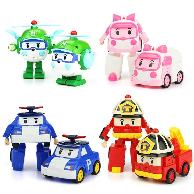 Rompecabezas de dibujos animados Mini edición equipo de rescate de la  ciudad de bomberos ambulancia deformación Autobot Robot modelo juguetes  para niños regalos|Juguete fundido a presión y vehículos de juguete| -  AliExpress