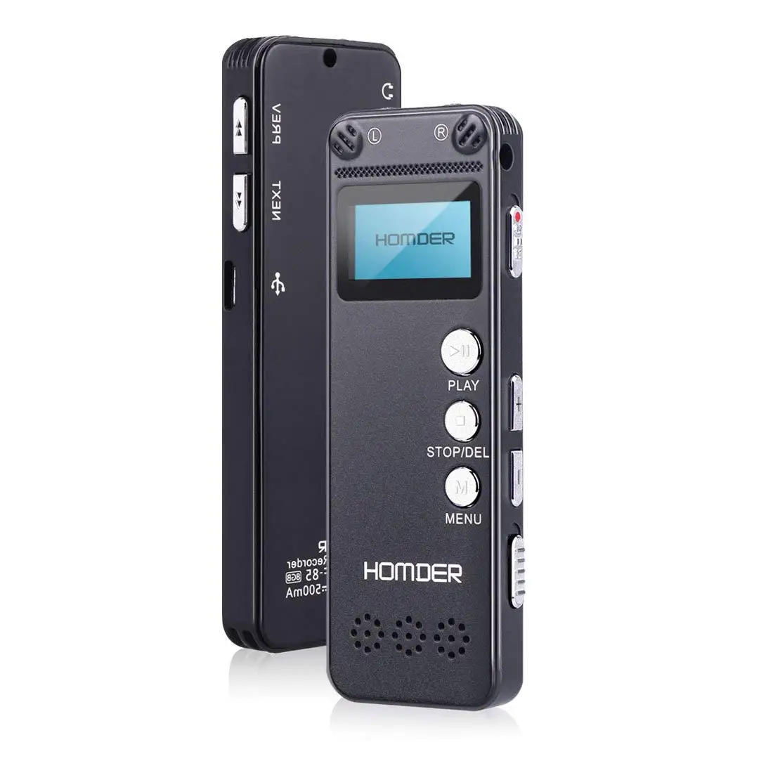 

Digital Voice Recorder Homder 8GB USB Professional Voice Recorder With MP3 Player HD Recording Portable Auto Voice Activated