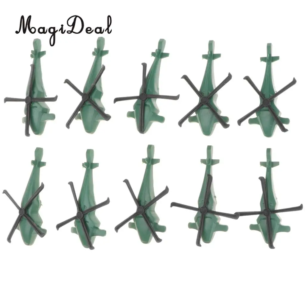 Military Model Playset Toy Soldiers Army Men Accessory 10pcs Signpost 
