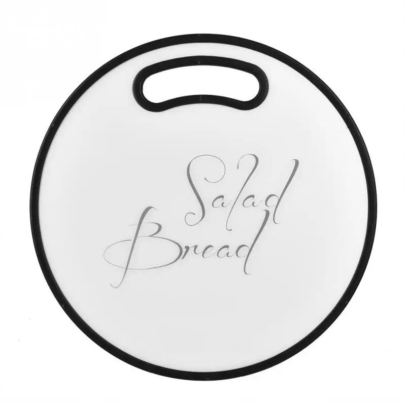 

Elegant Round Plastic Cutting Board Bakery Home Kitchen Restaurant Chopping Block Food Slice Cut Chopping Block