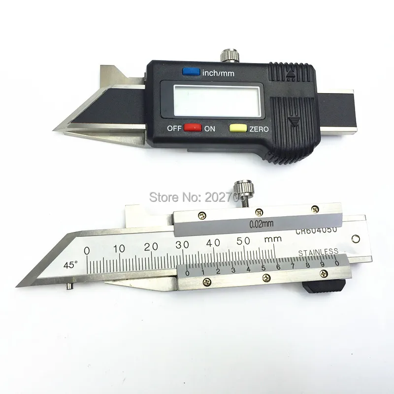 Цифровой штангенциркуль из нержавеющей стали 45 градусов|vernier caliper|caliper vernierstainless