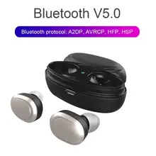 VODOOL T12 наушники-вкладыши TWS Bluetooth наушники Мини Беспроводная связь Bluetooth 5,0 спортивные стерео наушники Беспроводной гарнитура для iPhone samsung Xiaomi