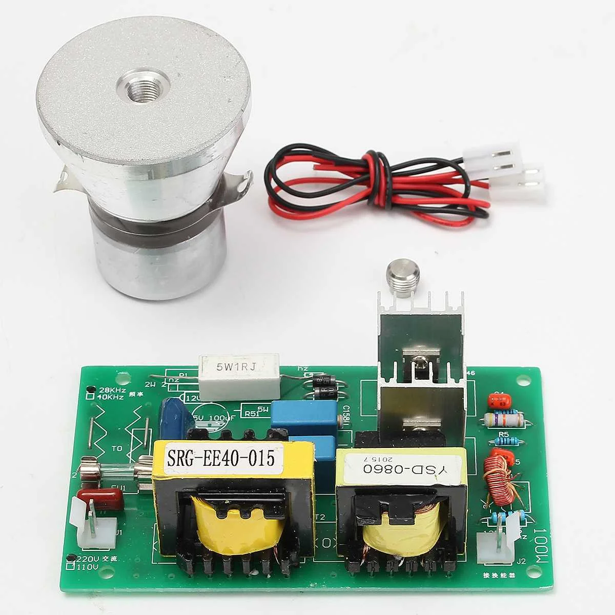 

100W 28KHz Ultrasonic Cleaning Transducer Cleaner High performance +Power Driver Board 220VAC Ultrasonic Cleaner Parts