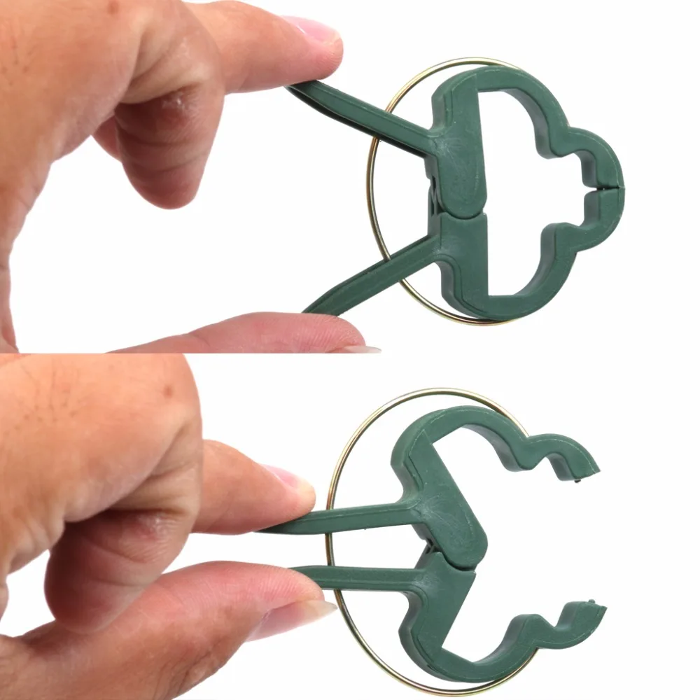

60 pcs. Green Plant Clips Plant Clamps Perfect for Plant Protection Supported