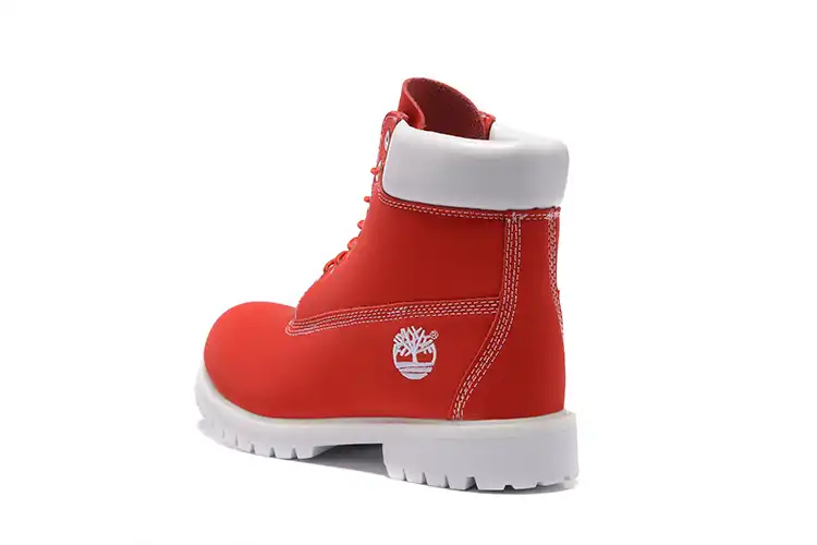 red high top timberlands