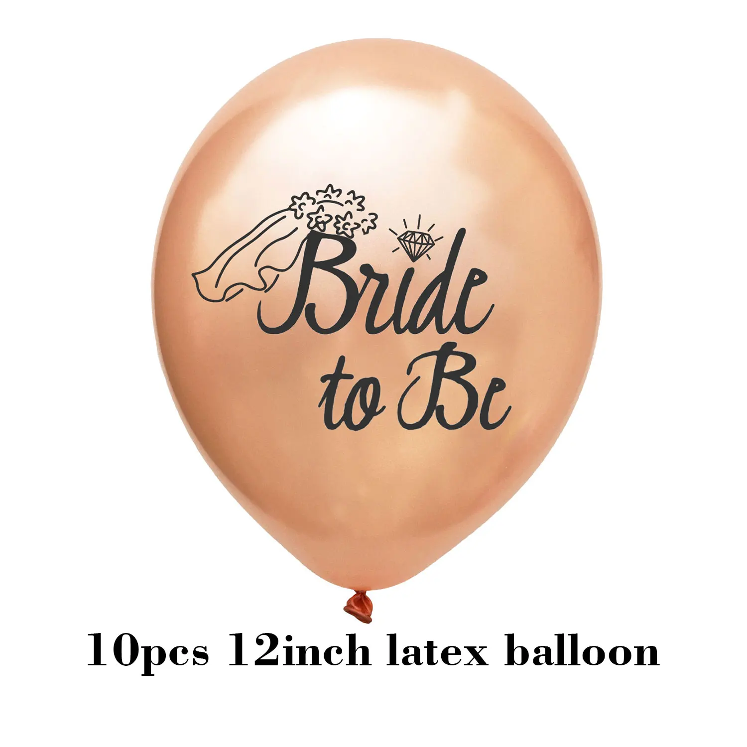 Розовое золото буквы &quotBride to be&quot фольгированный шар сердце любовь свадебный душ