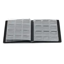 Прочная Коллекционная книга для монет, альбом из частей, Портативная сумка для хранения монет, 120 штук рамы