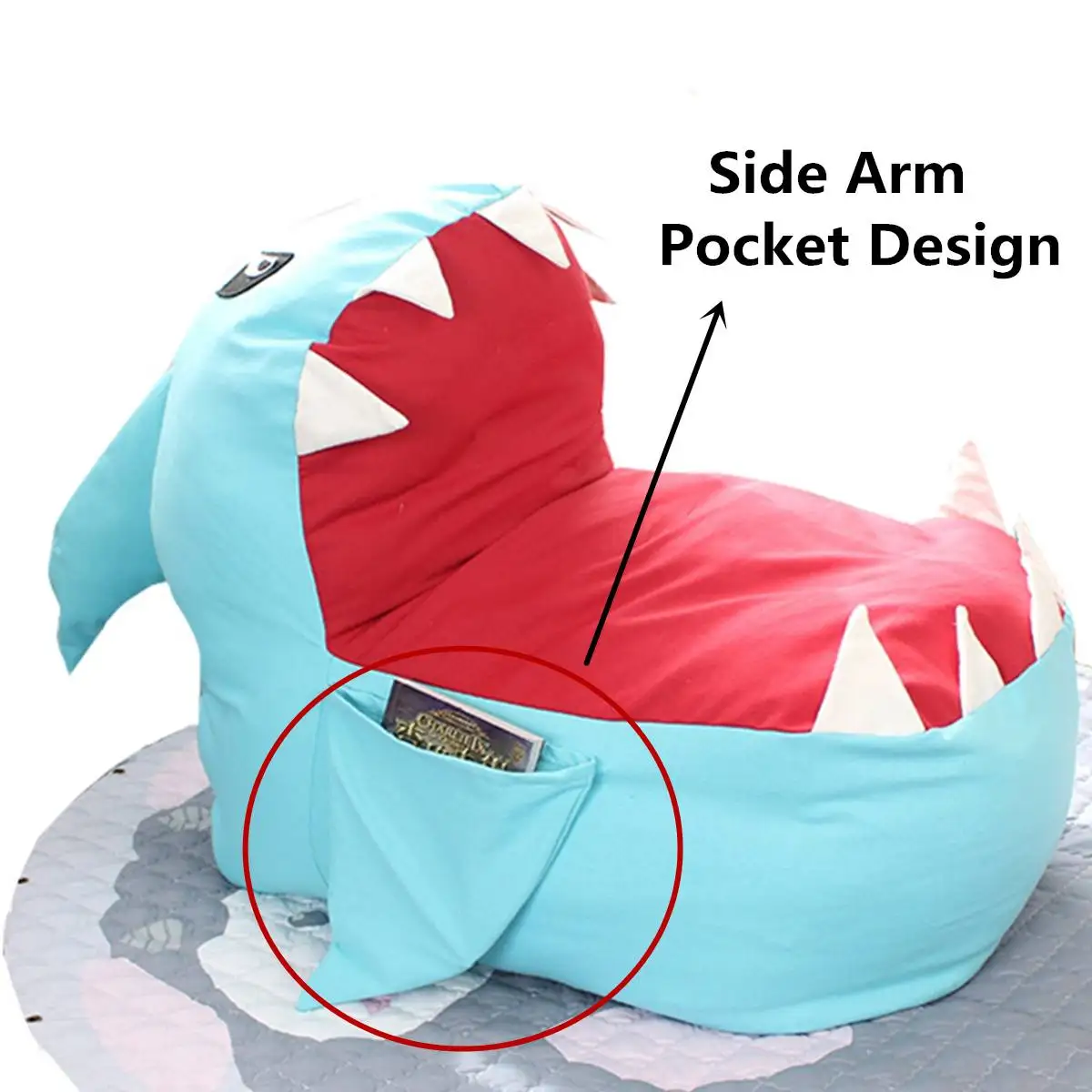 Cute Shark Baby Seat Sofas Chair Kids Bean Bag Toddler Nest Puff Seat Children Seat Sofa Toddler Nest Puff Seat Chair No Filler Cute Shark Baby Seat Sofas Chair Kids Bean Bag Toddler Nest Puff Seat Children Seat Sofa Toddler Nest Puff Seat Chair No Filler