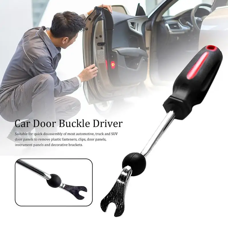 

Car Door Trim Pannel Fastener Clips Remover Tools Car Plastic Rivets Buckle Screwdriver Hand Tool Set Vehicle Truck Repair Kit