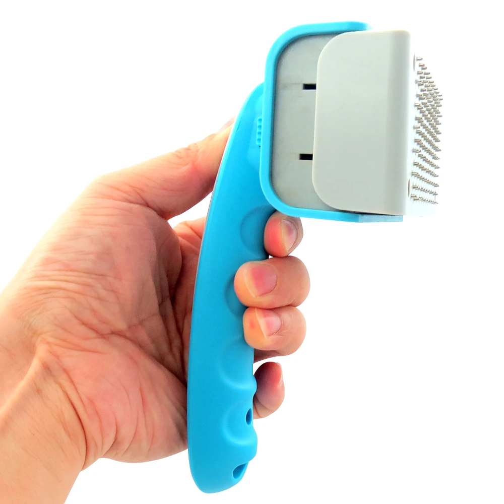 Cat Dog Grooming Brush Hair Removal Massage Electric Pet Slicker Brush