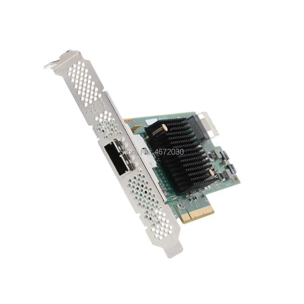 Карта контроллера Broadcom Avago LSI SAS 9207 4i4e LSI00303 LSISAS2308 8 портовый HBA jino SFF8087 SFF8088 6 ГБ PCI E 3 0