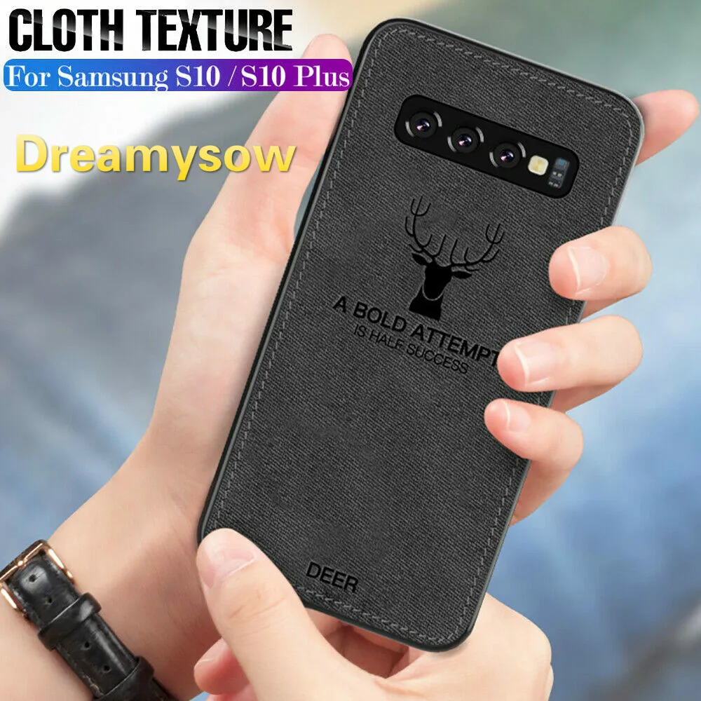 

Luxury Case For Samsung Galaxy M20 S10E S10 Plus S9 8 J6 J4 A8 A6 Plus 2018 J5 J7 J3 2017 Note9 8 Case Cloth Deer TPU Edge Cover