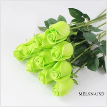 melsnajsd Artificial Fake Flowers Real Touch Rose Bride Hands Holding Flower Wedding Bridal Bouquet Home Decorations holding hands